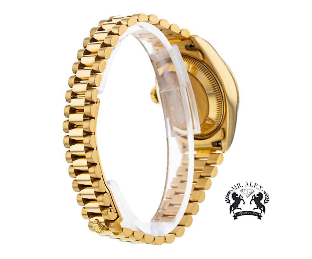 Rolex Datejust 26mm President - Champage Gem Dial