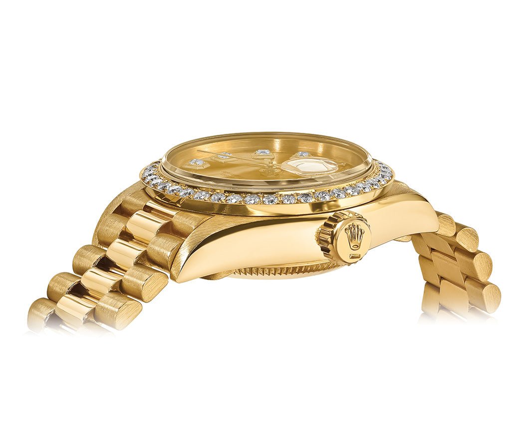 Rolex Datejust 26mm President Champage Gem Dial - Diamond Bezel