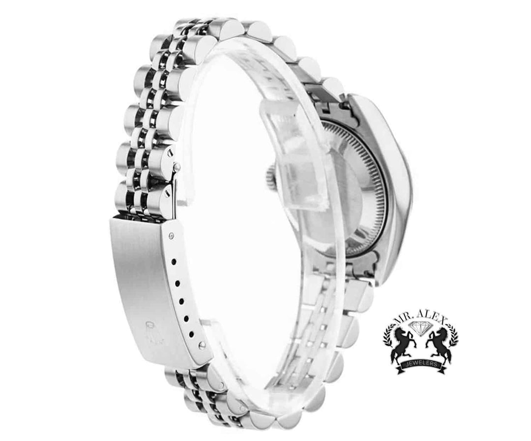 Rolex DateJust 26mm Red Dial-Diamond Bezel 1.50ct