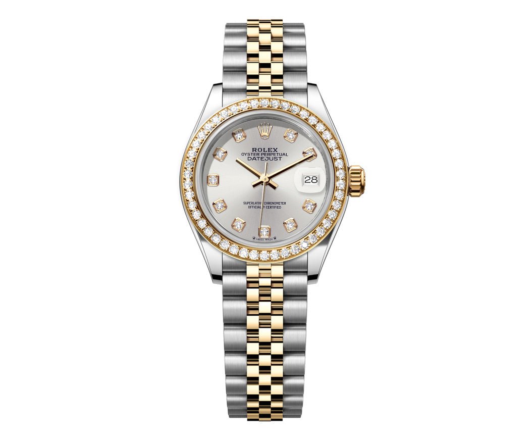 Rolex DateJust 26mm Silver Gem Dial-Diamond Bezel 1.50ct