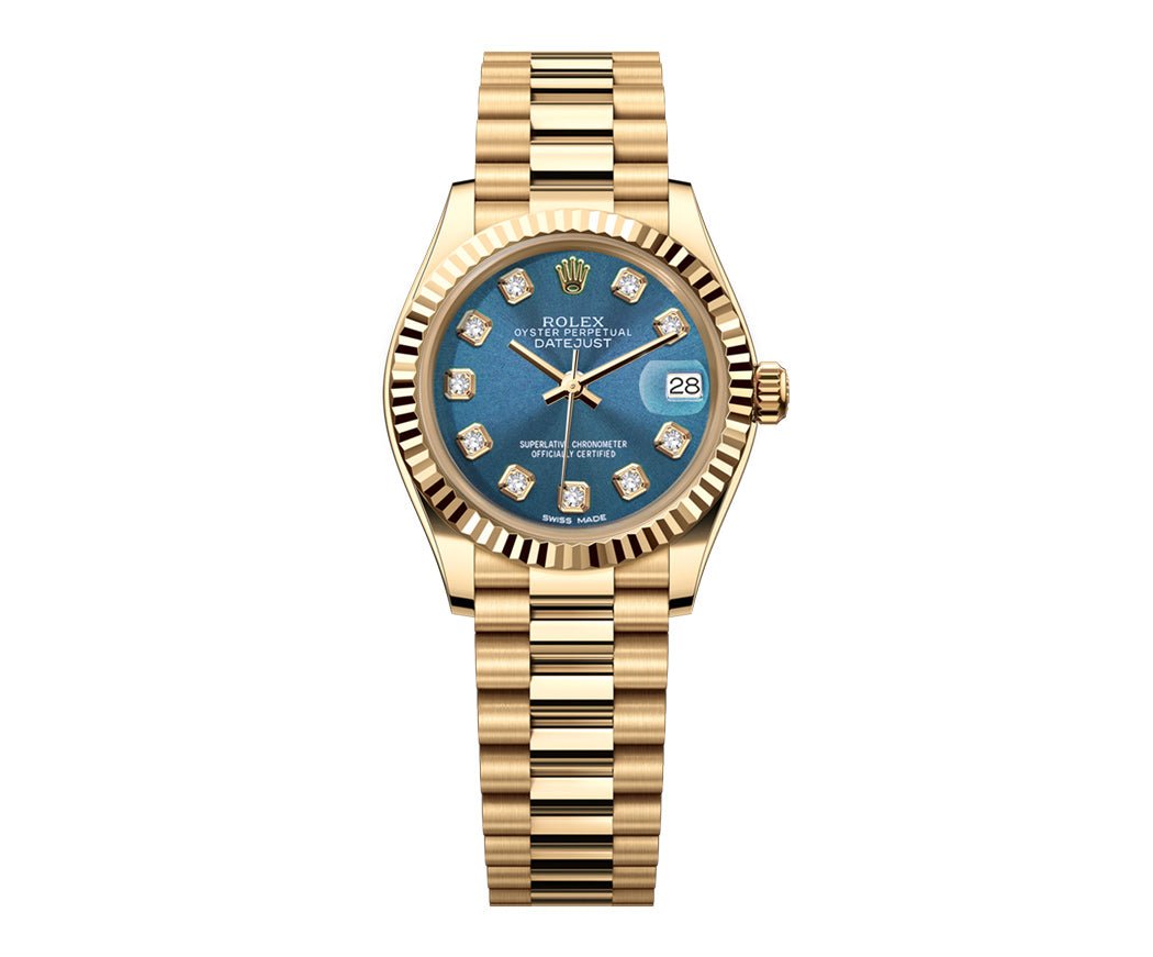 Rolex Datejust 31mm President - Blue Gem Dial