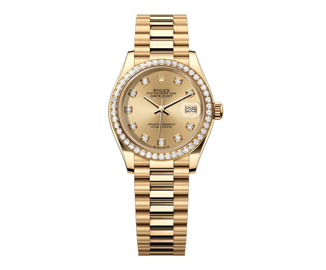 Rolex Datejust 31mm President Champage Gem Dial - Diamond Bezel