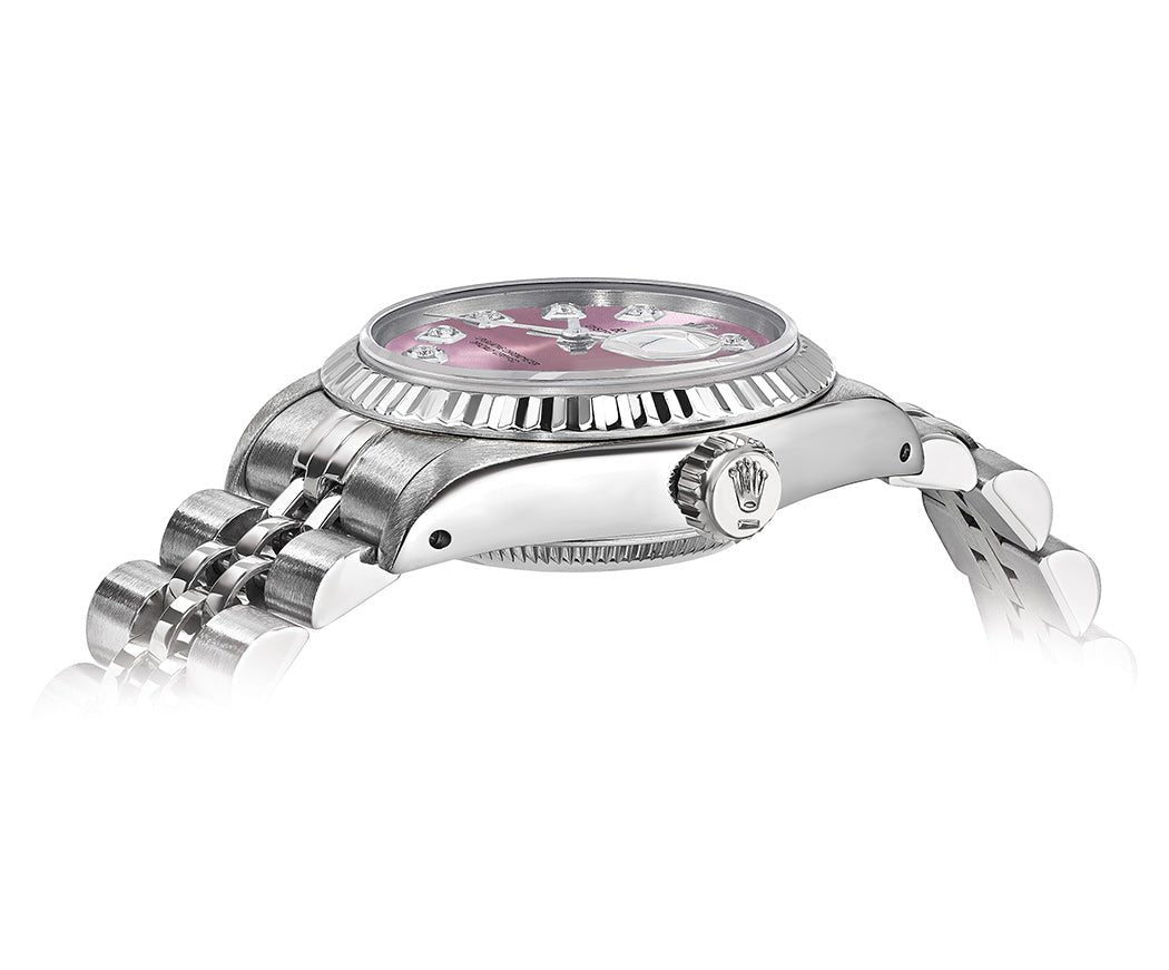 Rolex Datejust Jubilee Stainless steel 26mm - Pink Dial