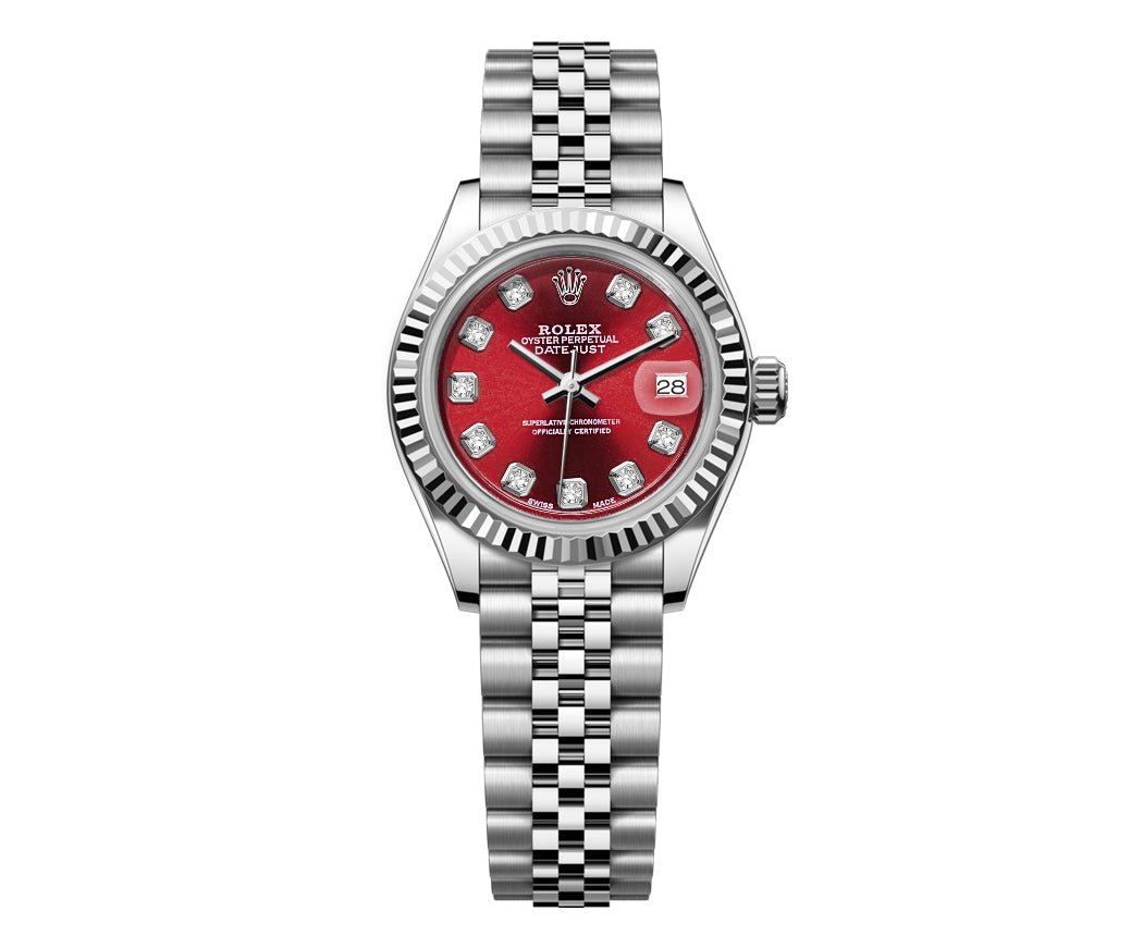Rolex Datejust Jubilee Stainless steel 26mm - Red Dial