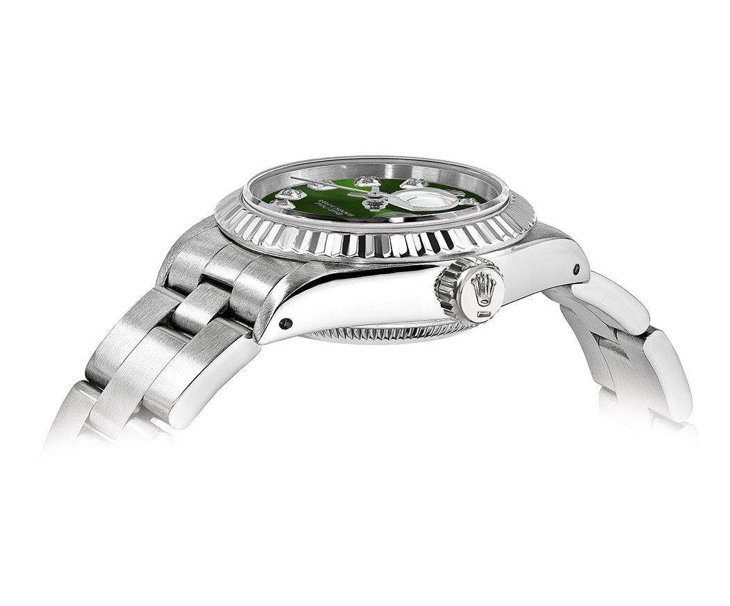 Rolex Datejust Oyster Stainless steel 26mm - Green Dial