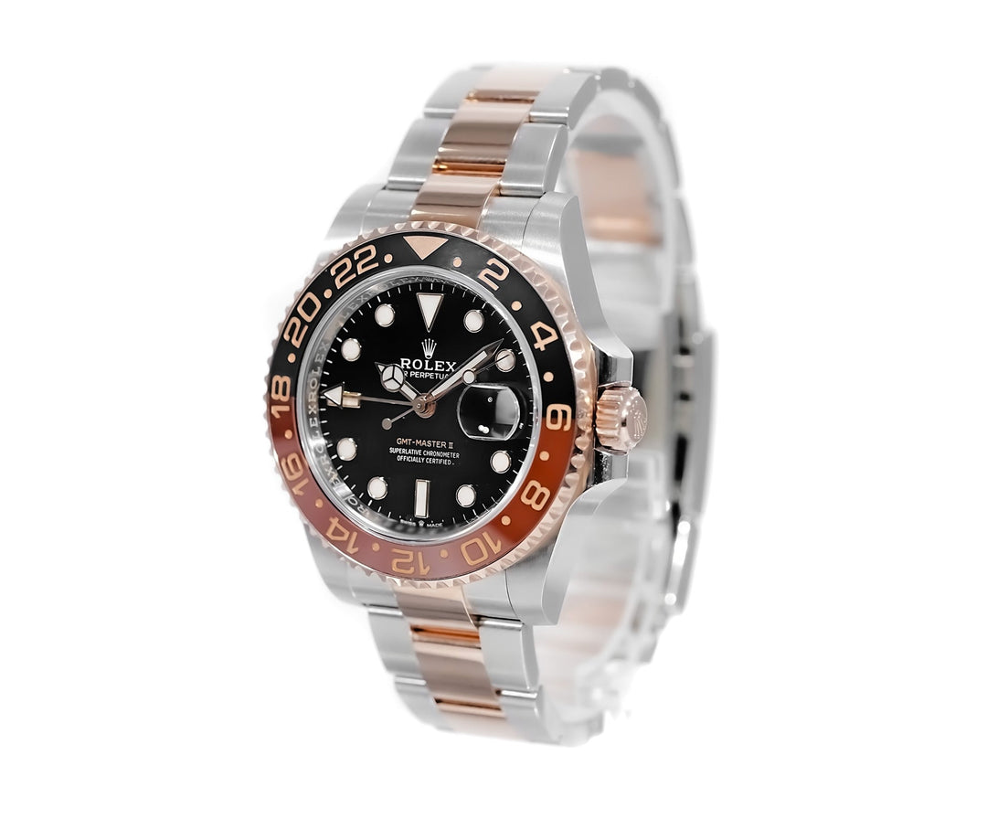 Rolex GMT-Master II Black Dial Steel and Everose Gold 40mm 126711CHNR