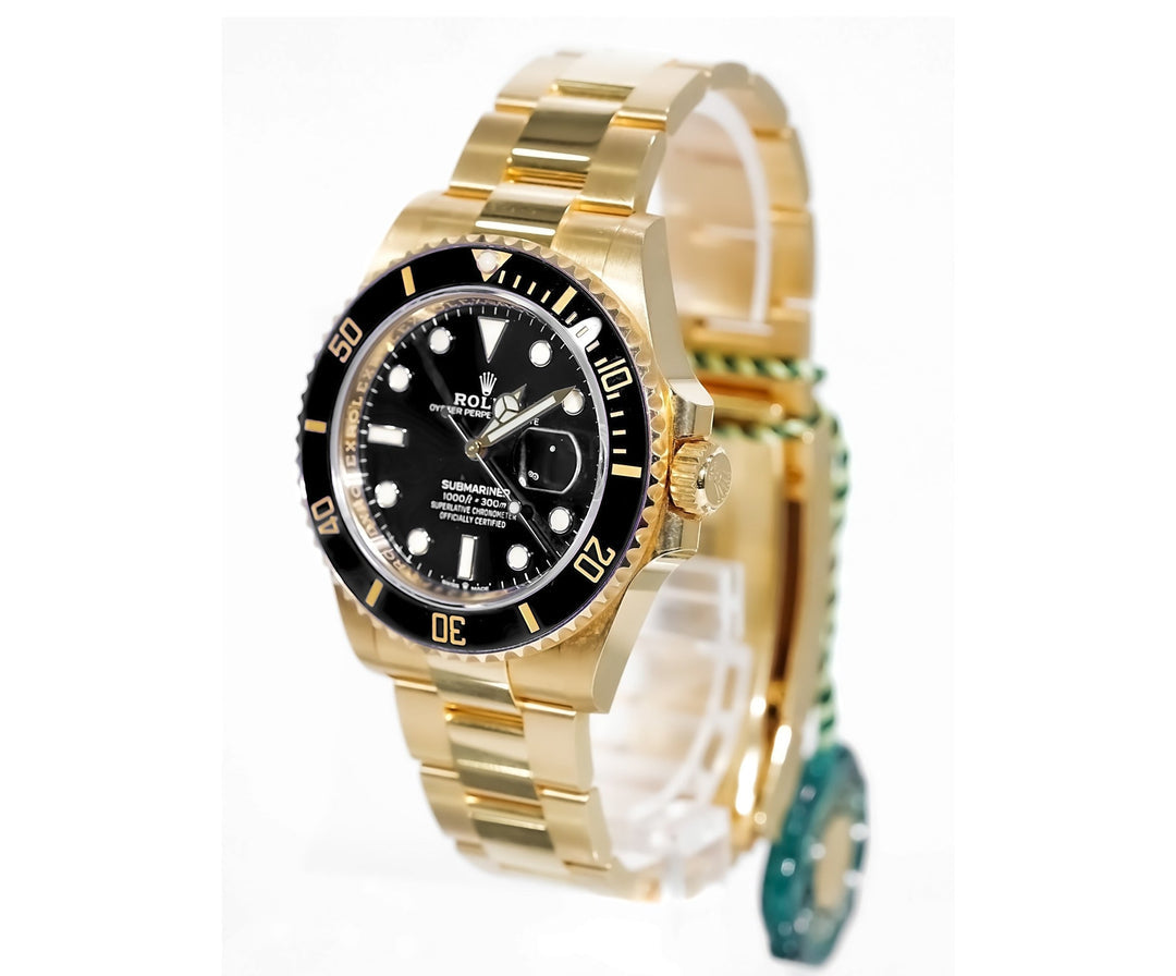 Rolex Submariner Black Dial Yellow Gold 41mm 126618LB