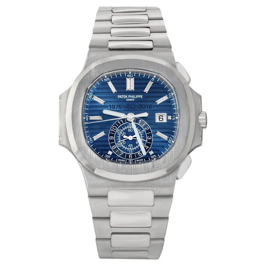 Patek Philippe Nautilus 18k White Gold Sports Watch Ref 5976/1G-001