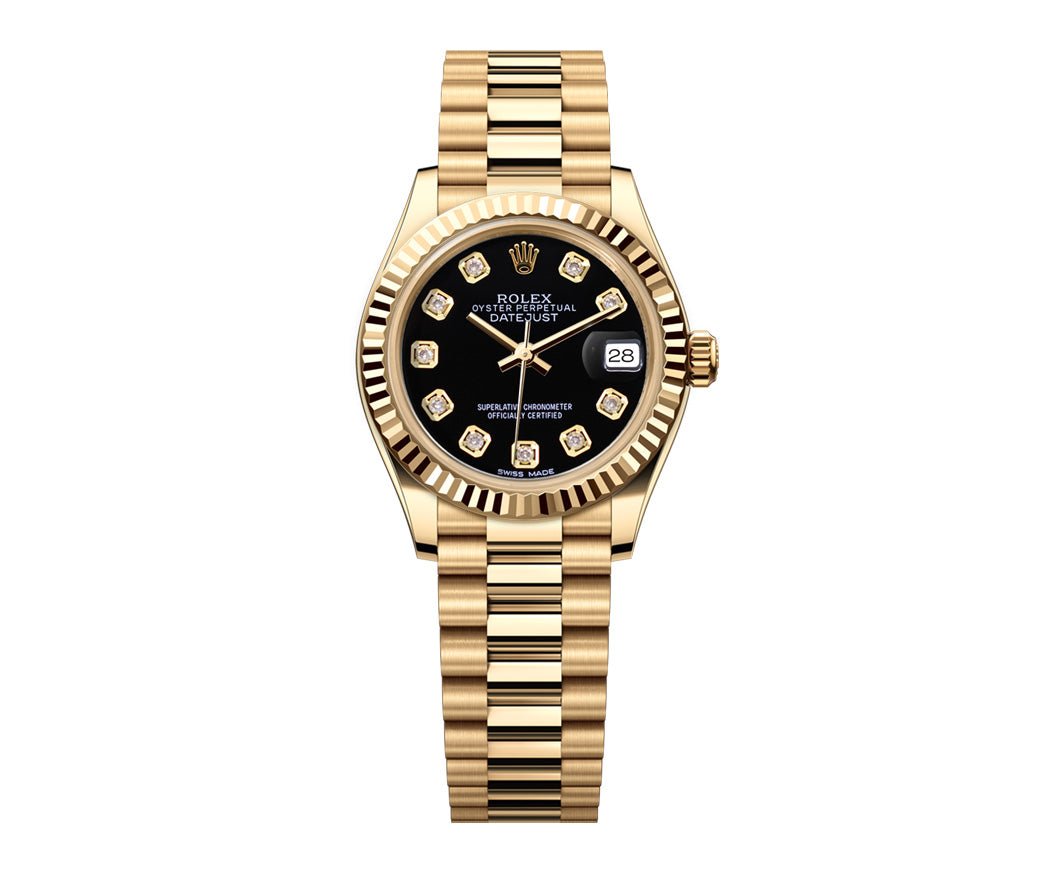 Rolex Datejust 26mm President - Black Gem Dial