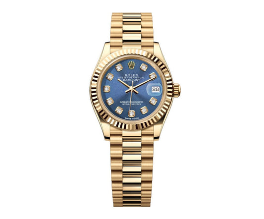 Rolex Datejust 26mm President - Blue Gem Dial