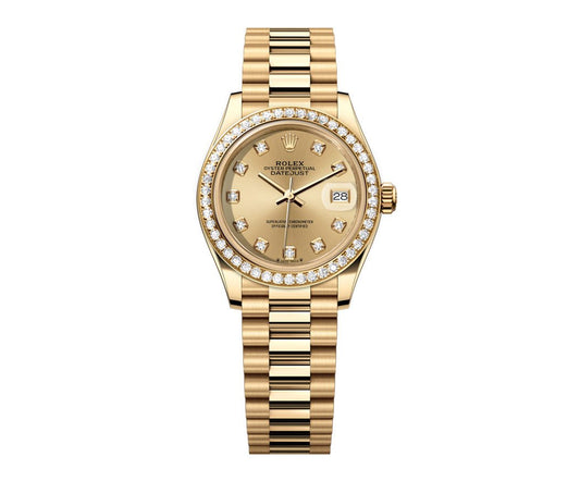 Rolex Datejust 26mm President Champage Gem Dial - Diamond Bezel