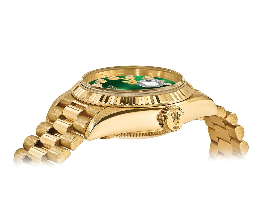 Rolex Datejust 31mm President - Green Gem Dial