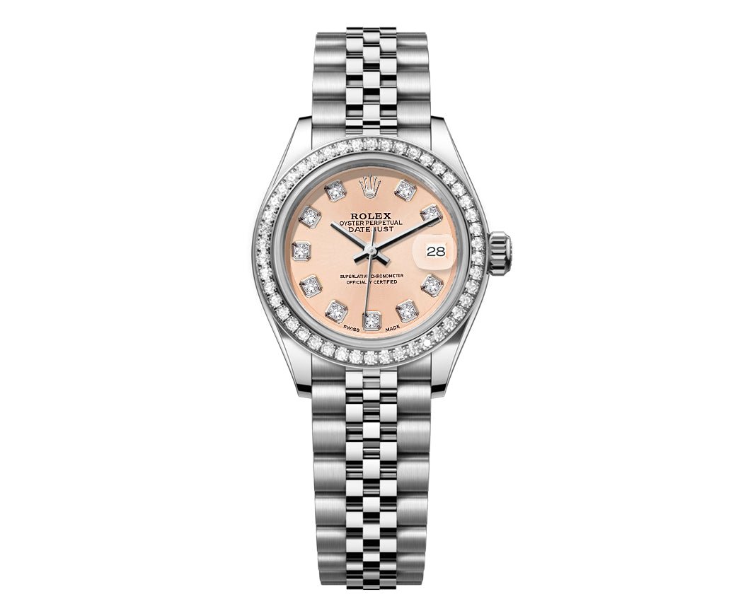 Rolex DateJust 26mm Salmon Dial-Diamond Bezel 1.50ct