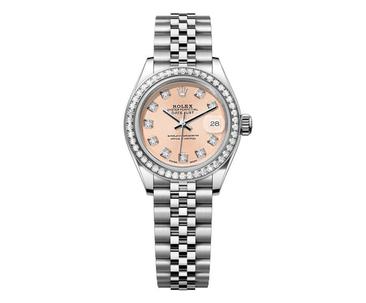 Rolex DateJust 26mm Salmon Dial-Diamond Bezel 1.50ct