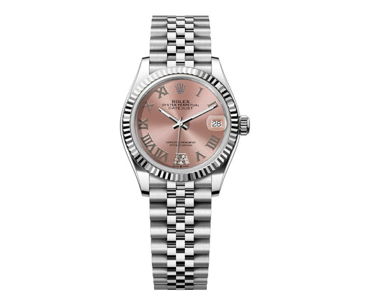 Rolex DateJust 31mm Jubilee - Pink Roman Diamond Dial 68273