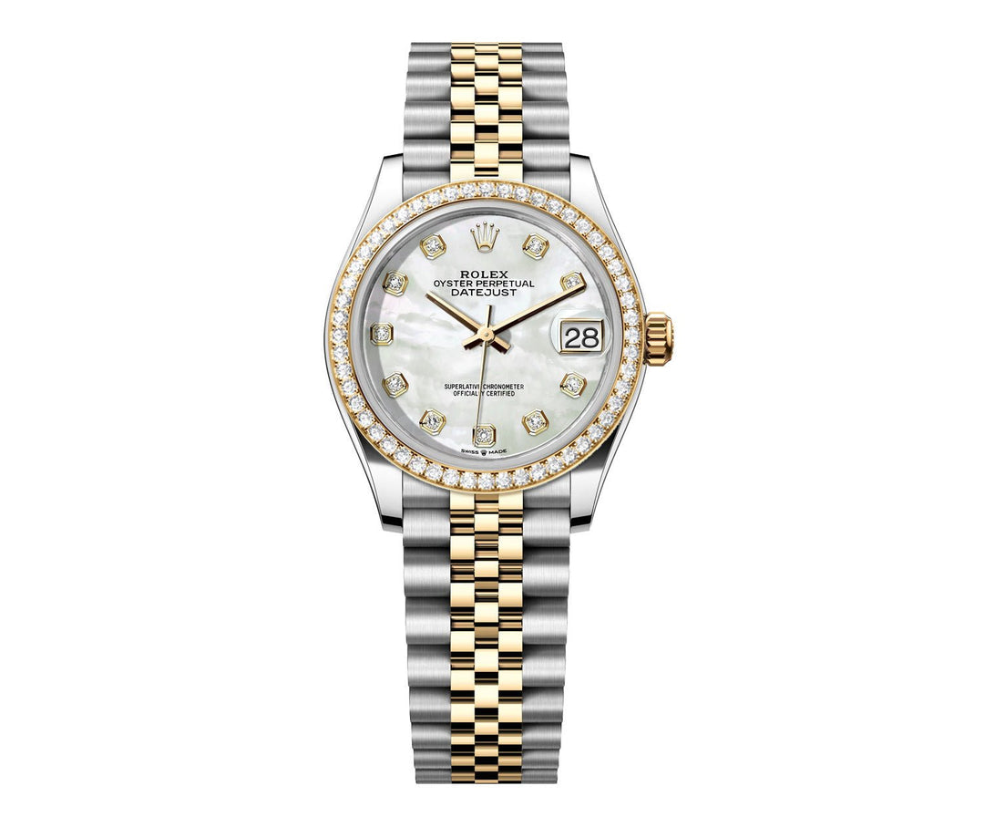 Rolex DateJust 31mm Pearl Gem Dial-Diamond Bezel 1.85ct