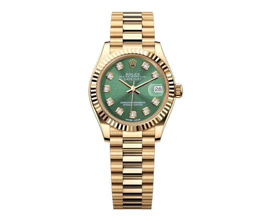 Rolex Datejust 31mm President - Green Gem Dial