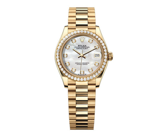 Rolex Datejust 31mm President Pearl Gem Dial - Diamond Bezel