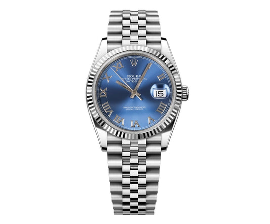 Rolex DateJust 36mm Jubilee - Blue Roman Dial 16014