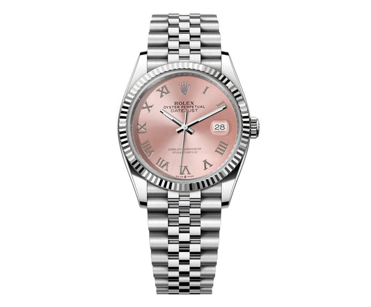 Rolex DateJust 36mm Jubilee - Pink Roman Dial 16014