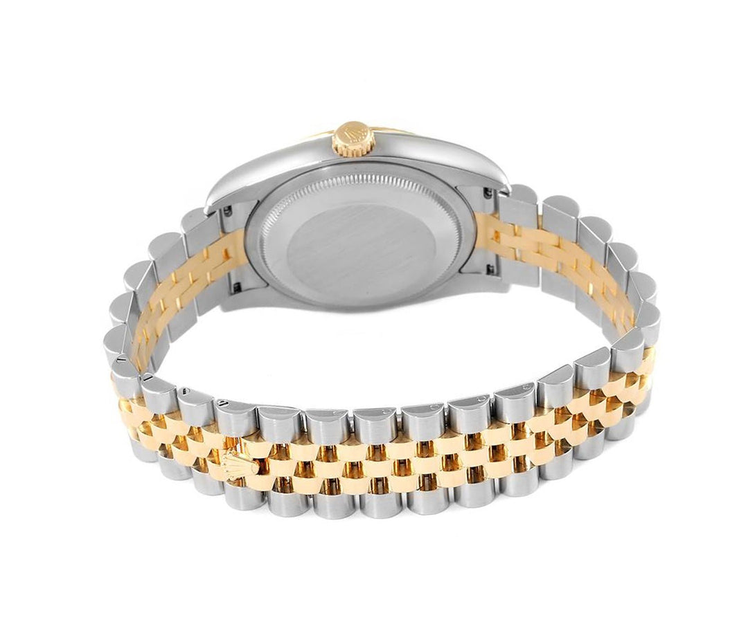Rolex Datejust 36mm Two Tone Factory Champagne dial 116233