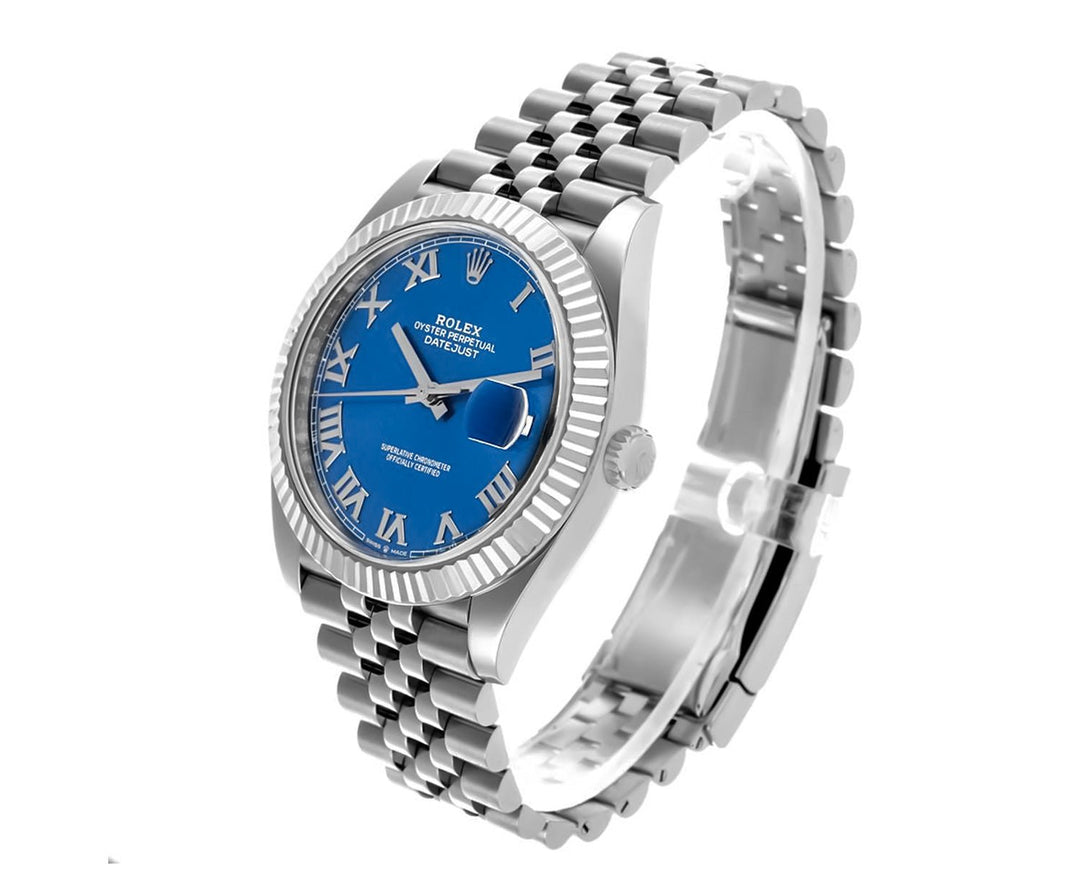 Rolex DateJust 41mm Blue Roman Dial - Jubilee Bracelet 126334