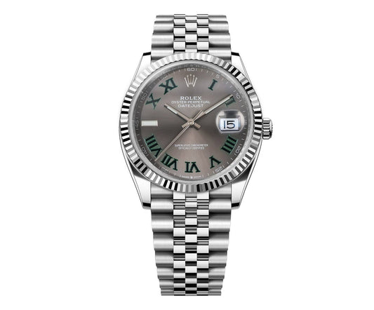 Rolex DateJust 41mm Slate Green Roman Dial - Jubilee Bracelet 126334