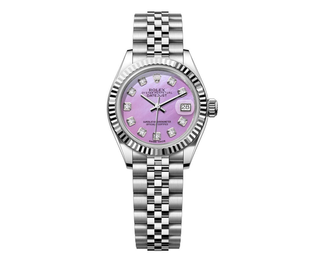 Rolex Datejust Jubilee Stainless steel 26mm - Mop Purple Dial