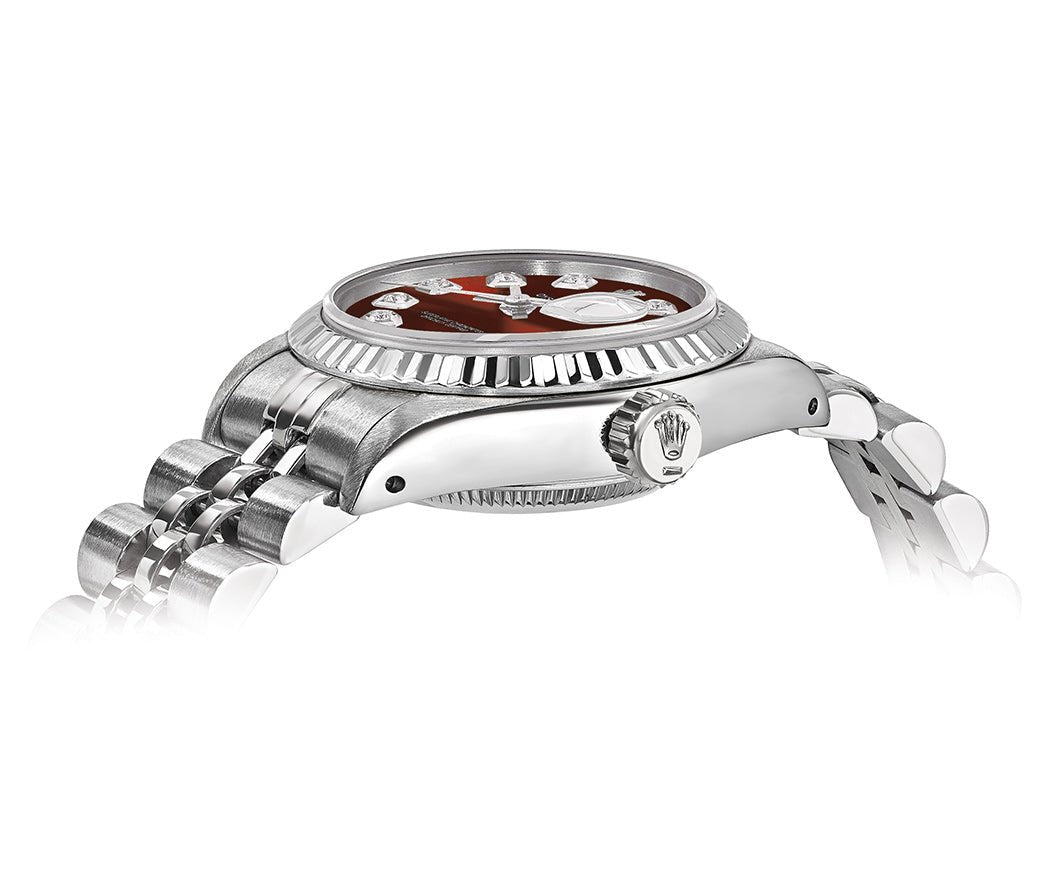 Rolex Datejust Jubilee Stainless steel 26mm - Red Dial