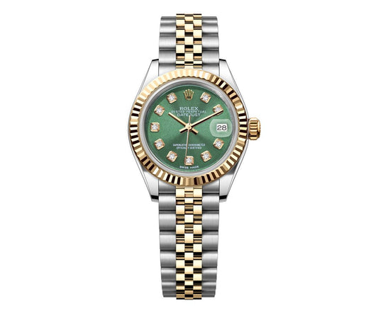 Rolex Datejust Jubilee – TwoTone 26mm - Green Gem Dial