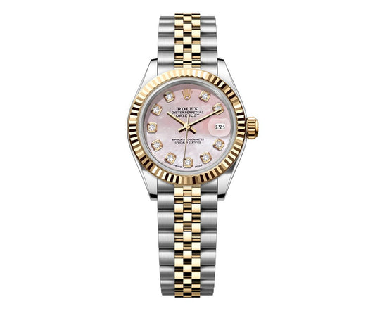 Rolex Datejust Jubilee – TwoTone 26mm - Mop Pink Gem Dial