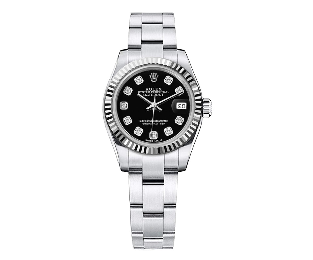 Rolex Datejust Oyster Stainless steel 26mm - Black Dial