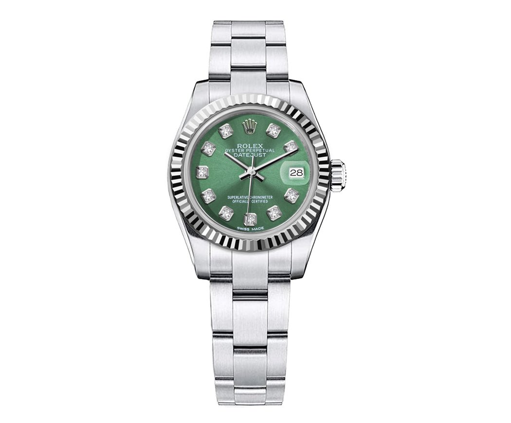 Rolex Datejust Oyster Stainless steel 26mm - Green Dial
