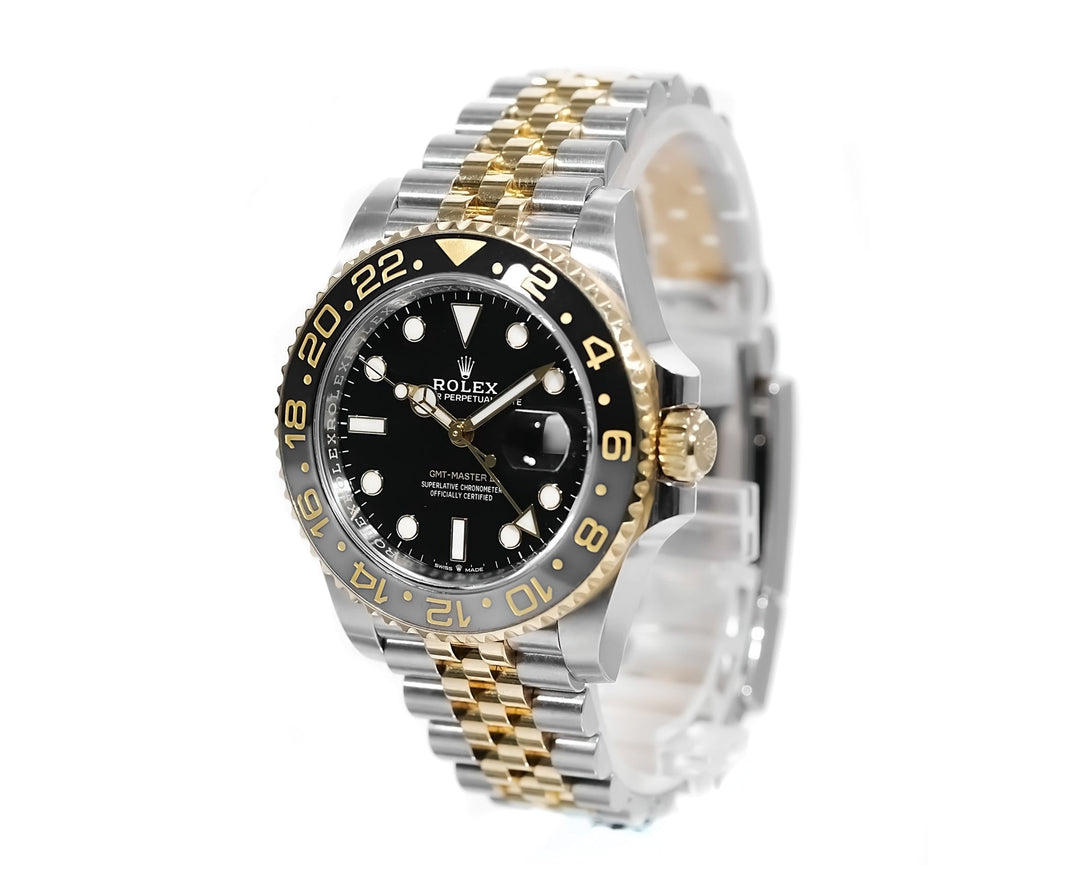 Rolex GMT-Master II Black Dial Steel and Gold 40mm 126713GRNR