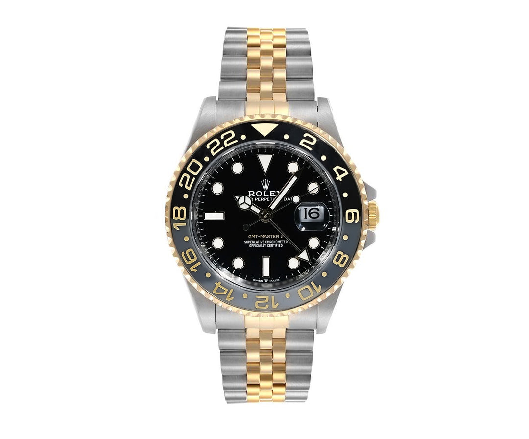 Rolex GMT-Master II Black Dial Steel and Gold 40mm 126713GRNR