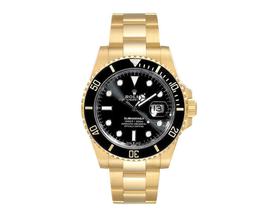 Rolex Submariner Black Dial Yellow Gold 41mm 126618LB