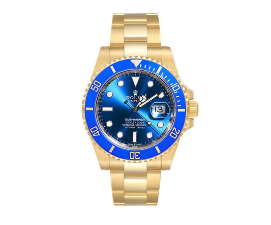 Rolex Submariner Blue Dial Yellow Gold 41mm 126618LB