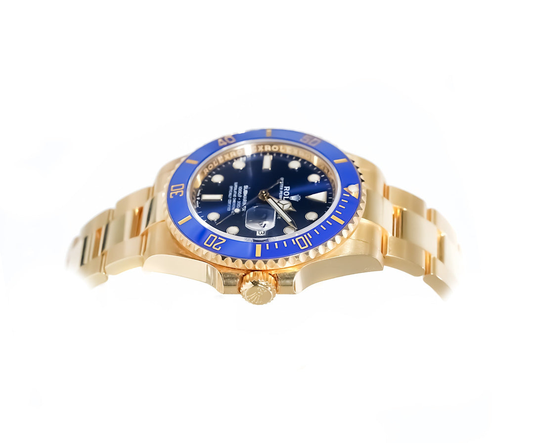 Rolex Submariner Blue Dial Yellow Gold 41mm 126618LB